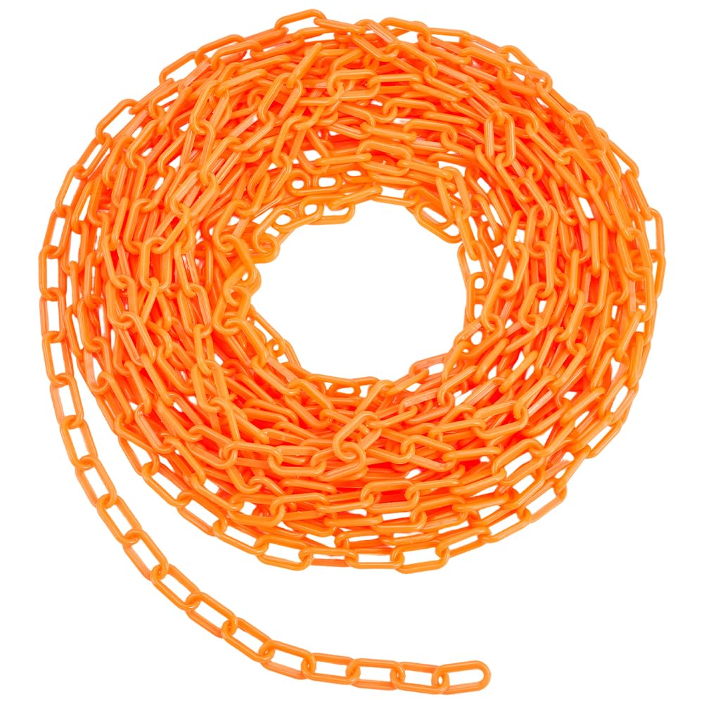 Chaîne de sécurité en plastique résistant aux intempéries avec grands maillons 3.6cm