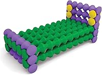 Vista 2 de POPULAR PLAYTHINGS Jumbo Playstix - Juego de bloques de construcción de juguete de construcción de 80 piezas, multicolor (90020)