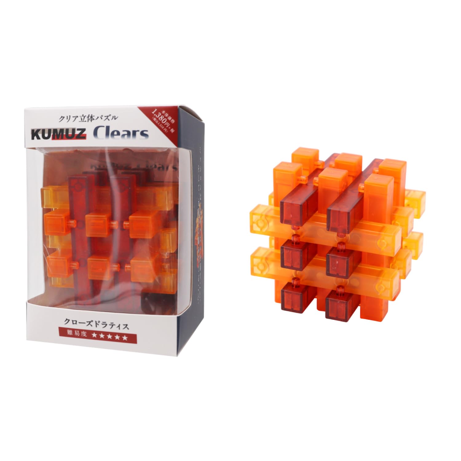 【激レア】CUBE WORLD バンダイ シリーズ2 赤 オレンジ Amazon.co.jp: KUMUZ Clear 3D Puzzle Clears Closed Doratis KO632983