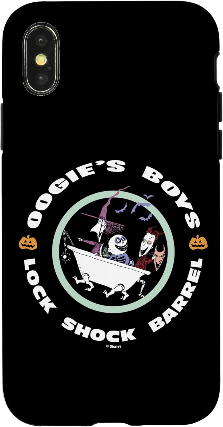 Disney The Nightmare Before Christmas Lock Shock Barrel Logo Case for iPhone 14 Pro