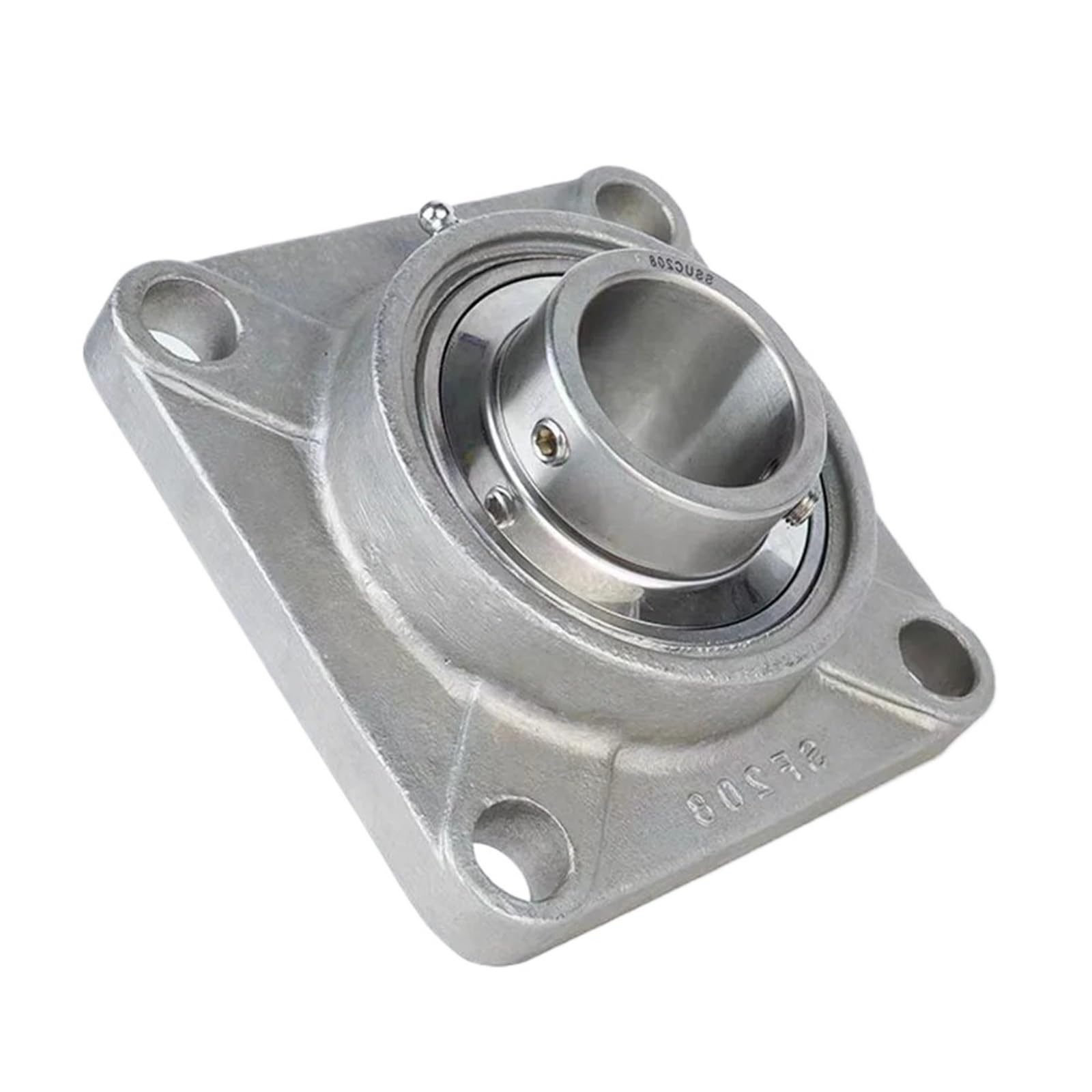 Rodamiento de inserción de base cuadrada de acero inoxidable 304, rodamientos de chumacera montados serie SUCF201 a SUCF210(SUCF206 Bore 30mm)