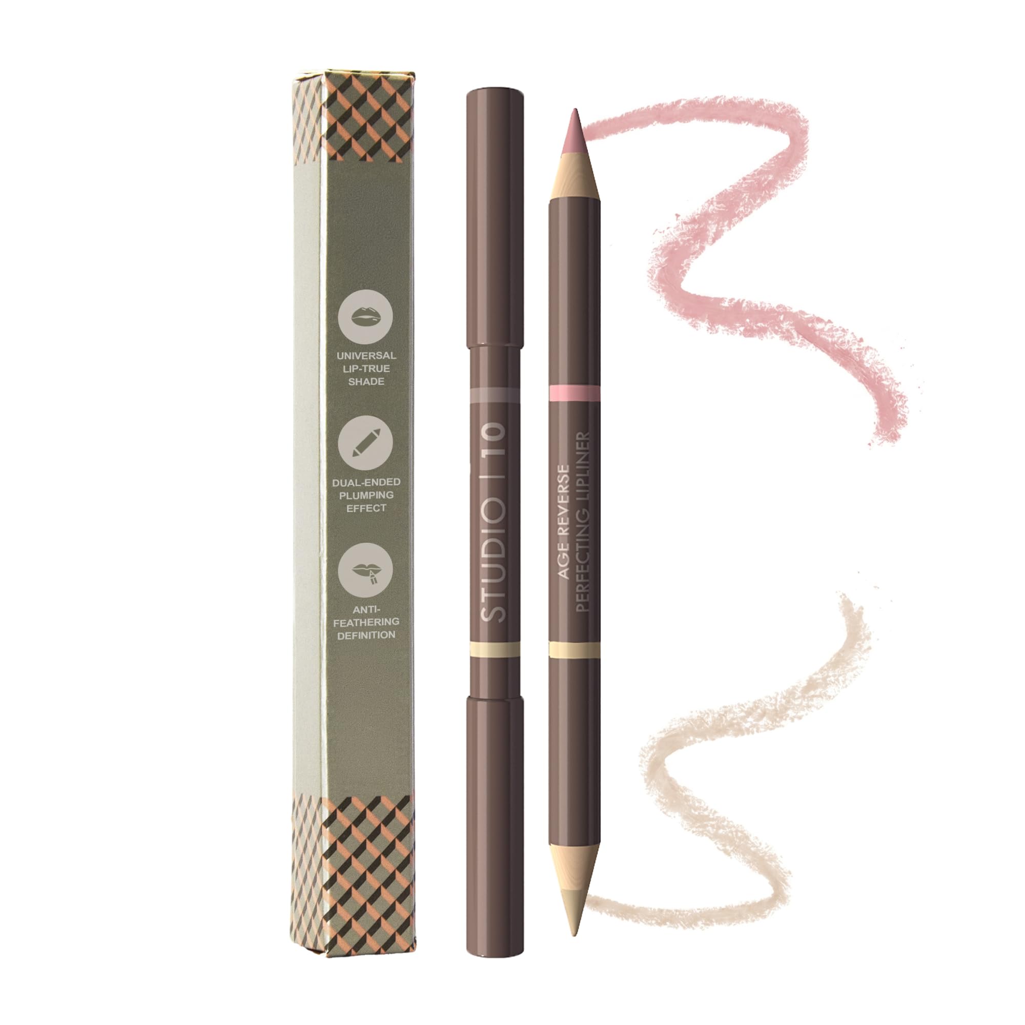 Studio 10 | Perfecting Lipliner - Linea, Definisci e forma dolcemente Lip Liner per labbra dall'aspetto più pieno