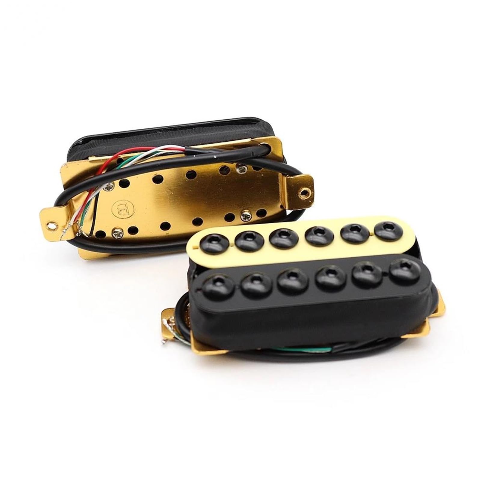 Ricambi Per Pickup Di Chitarra Elettrica 1 Set Di Pickup Humbucker Per Chitarra | Stile manico a ponte per chitarra LP 5 colori(1set Blue)