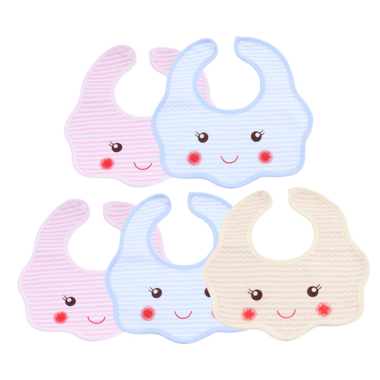 TOYANDONA 15 Pz saliva del fazzoletto del bambino bavaglini neonata bavaglini impermeabili bavaglino impermeabile turbante neonata bandana per bambini asciugamano saliva per bambino Colorful