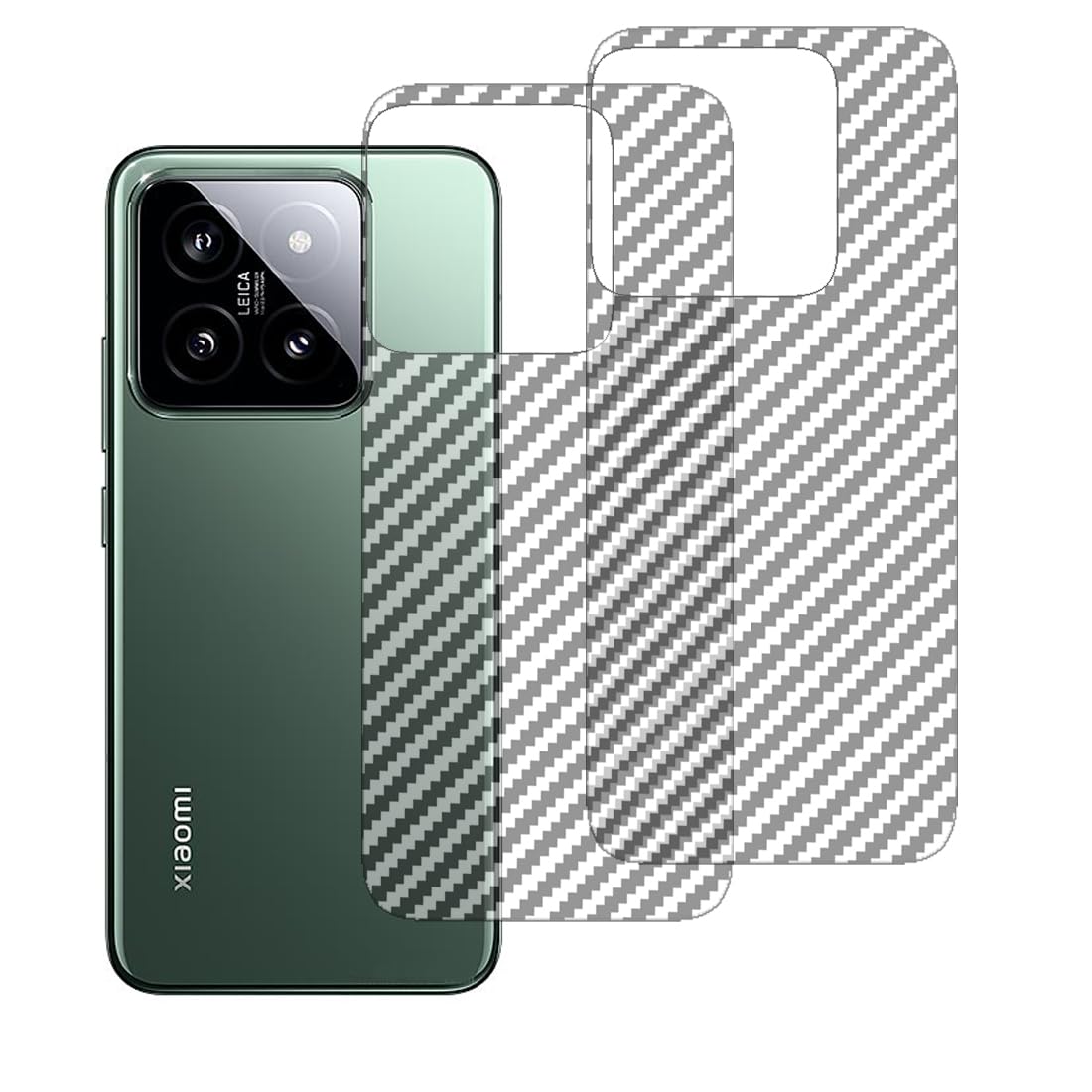 ZORAM® Transparent Back Screen Protective Film Carbon Fiber Skin Screen Guard Sticker Compatible for Xiaomi 14 (Not a Tempered Glass) (Pack of 2) (B0CY7P4285) Amazon Price History, Amazon Price Tracker