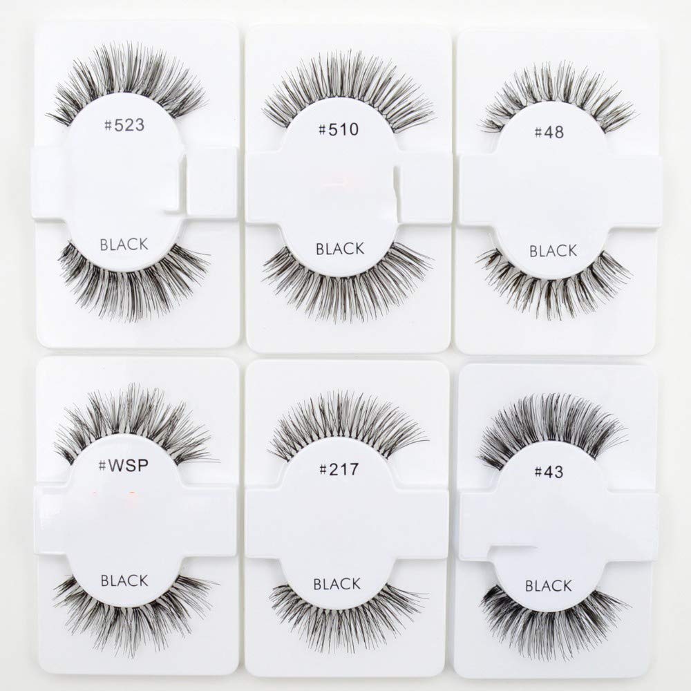 Handmade Real Fake Mink 3D Natural Full Strip Lashes Soft Eyelash Extension Makeup,visofree 747S