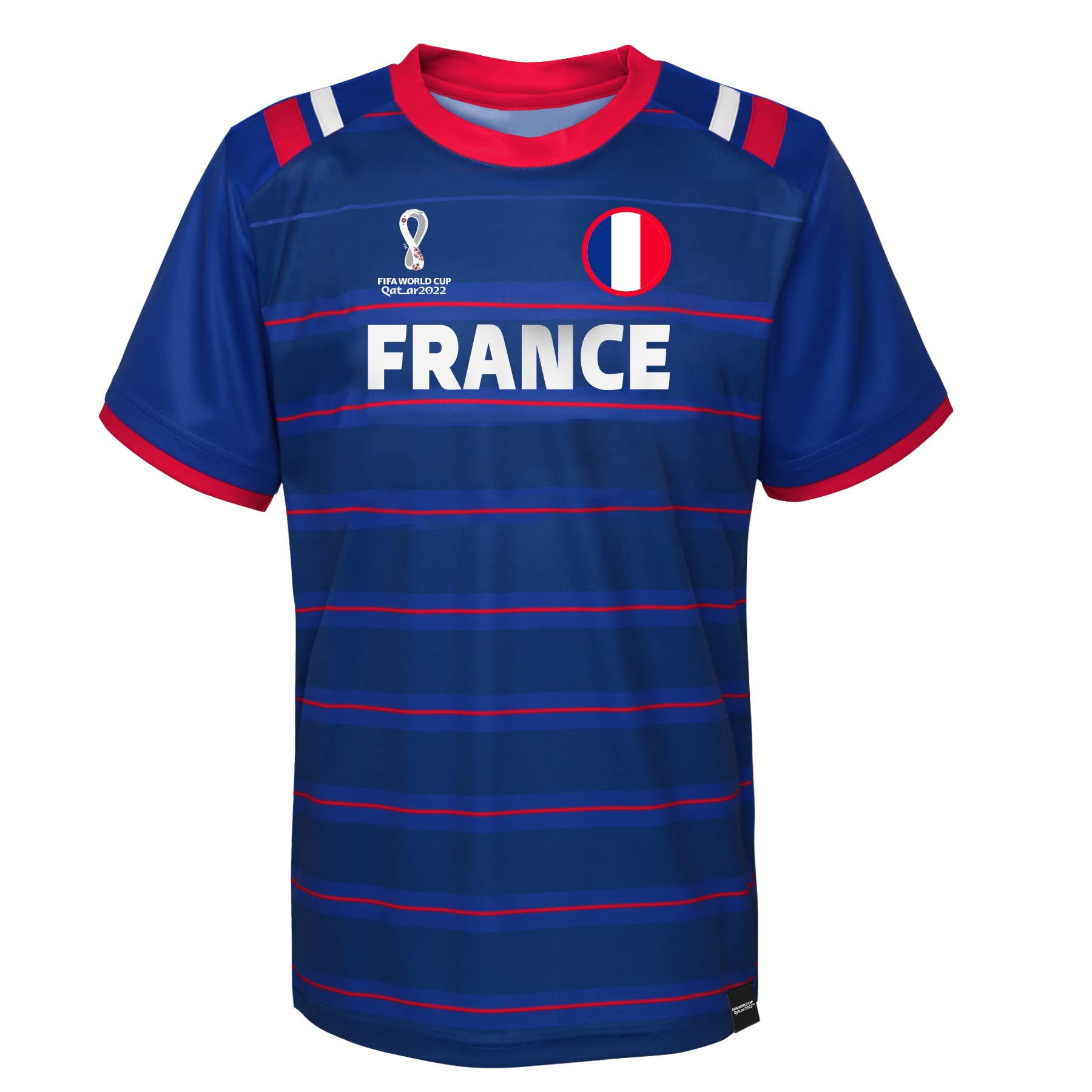 FIFAMen's Official Fifa World Cup 2022 Classic Short Sleeve - France T-Shirt (pack of 1)