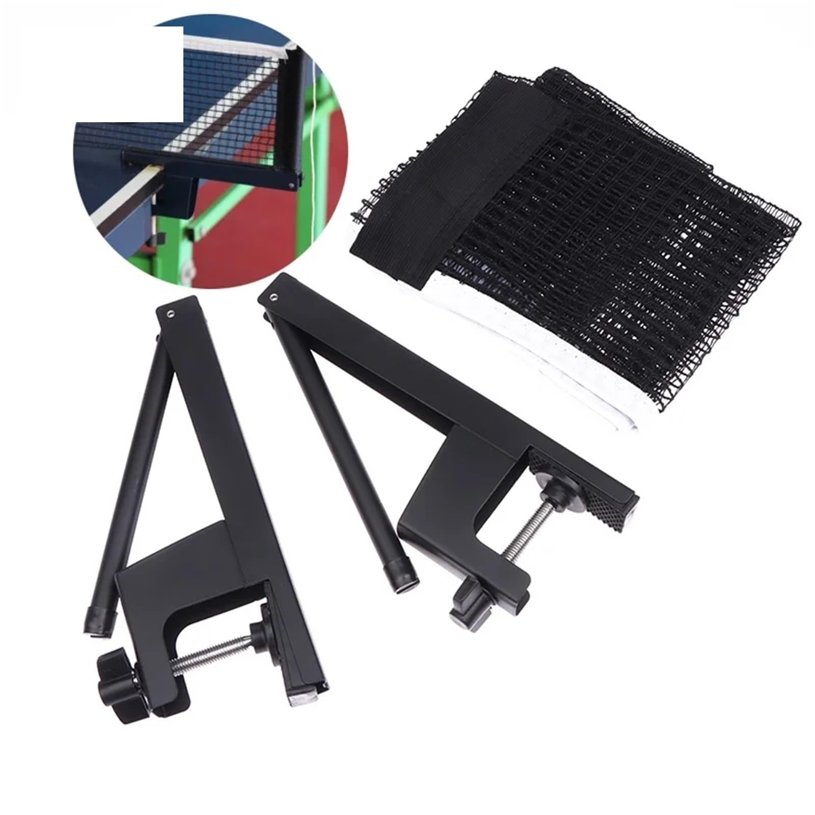 Kit di Accessori for Rete da Ping Pong Professionale con Clip/Vite Standard, Tipi Morsetti per Bambini Famiglie