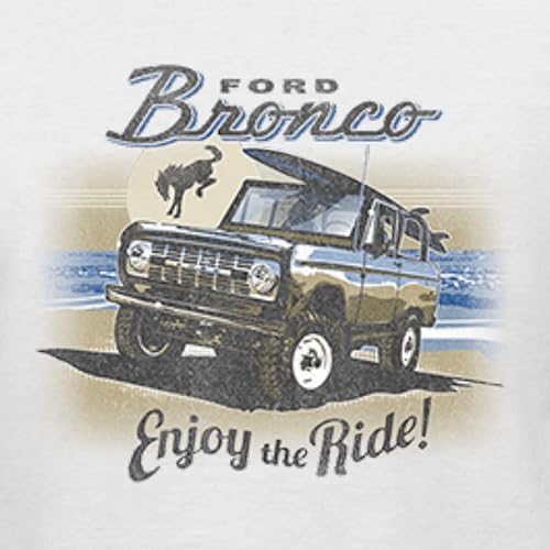 Miniatura 2 de Wild Bobby Sudadera con capucha clásica clásica con estampado de Ford Bronco Enjoy The Ride Cars and Trucks en la parte delantera y trasera, unisex