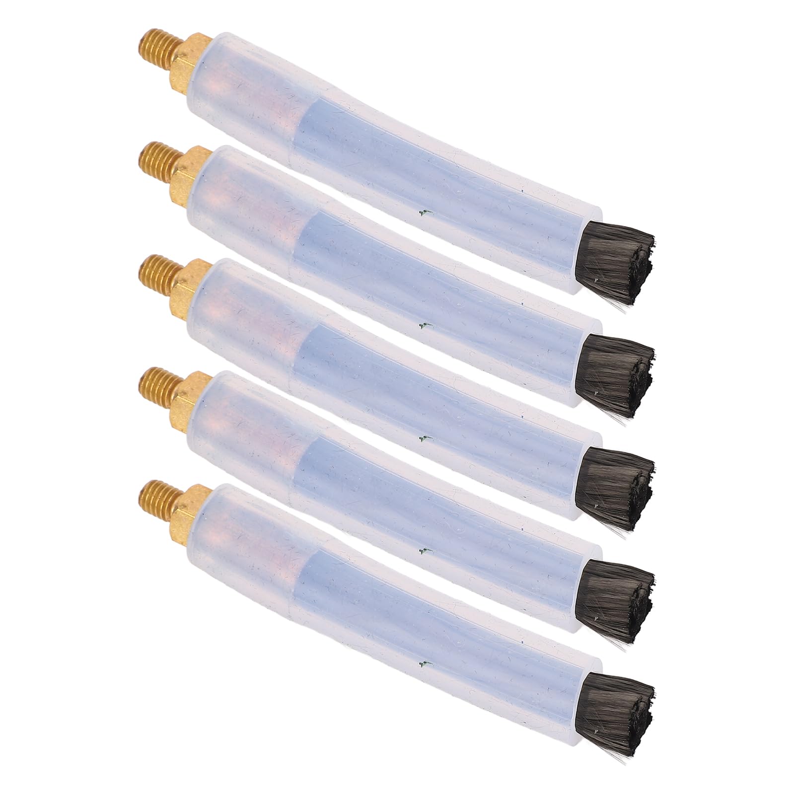 Welding Accounts Brush, 5 Piece Welding Sewing Brushes Adjustable Length for Mig Tig Extraction (M6)