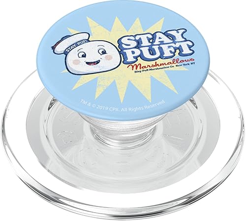 Ghostbusters Póster retro de Stay Puft PopSockets MagSafe PopGrip para iPhone