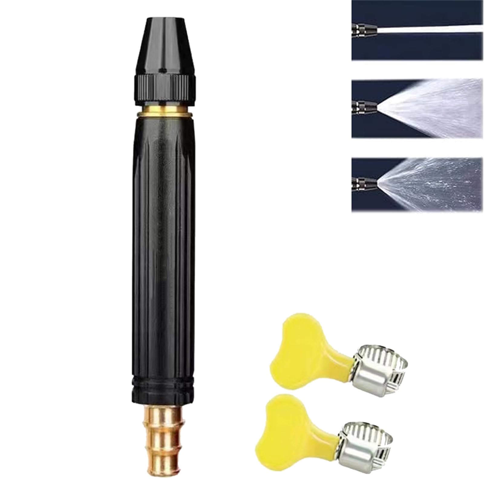 ZcxTry High Pressure Power Washer Nozzle, Alloy Car Wash Water Gun Garden Hose Sprayer for Car Washing, Watering Plants And Vegetables, Sturdy Watering And Pressure Cleaning,1Pcs