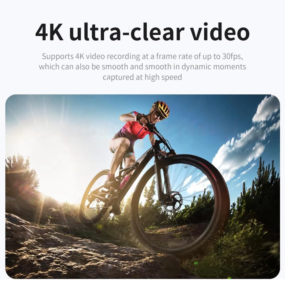 Outdoor Sport 4K HD 60FPS kamera Wi-Fi 170° szeroki kąt działania wodoodporna kamera do roweru motocyklowy z ekranem LED