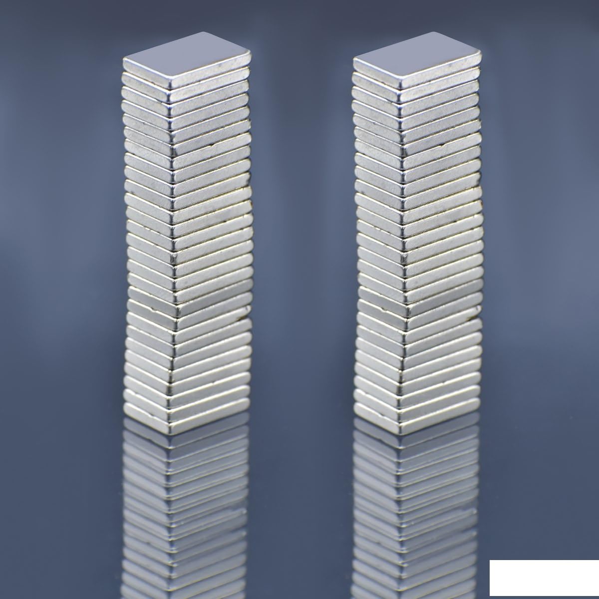 AadyaCrafts Rectangle Magnets Button 15mm x 10mm x 2mm Thick, Pack of 20pcs Uses for Home, Office, Craft, Hobby Neodymium Magnets Fridge Magnets, whiteboard Magnets,MB1510X2