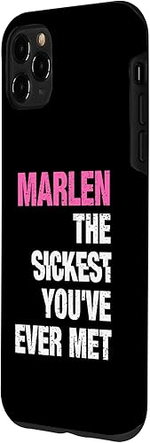 Miniatura 2 de Funda para iPhone 11 Pro Max Marlen The Sickest You 've 've Meet con nombre personalizado