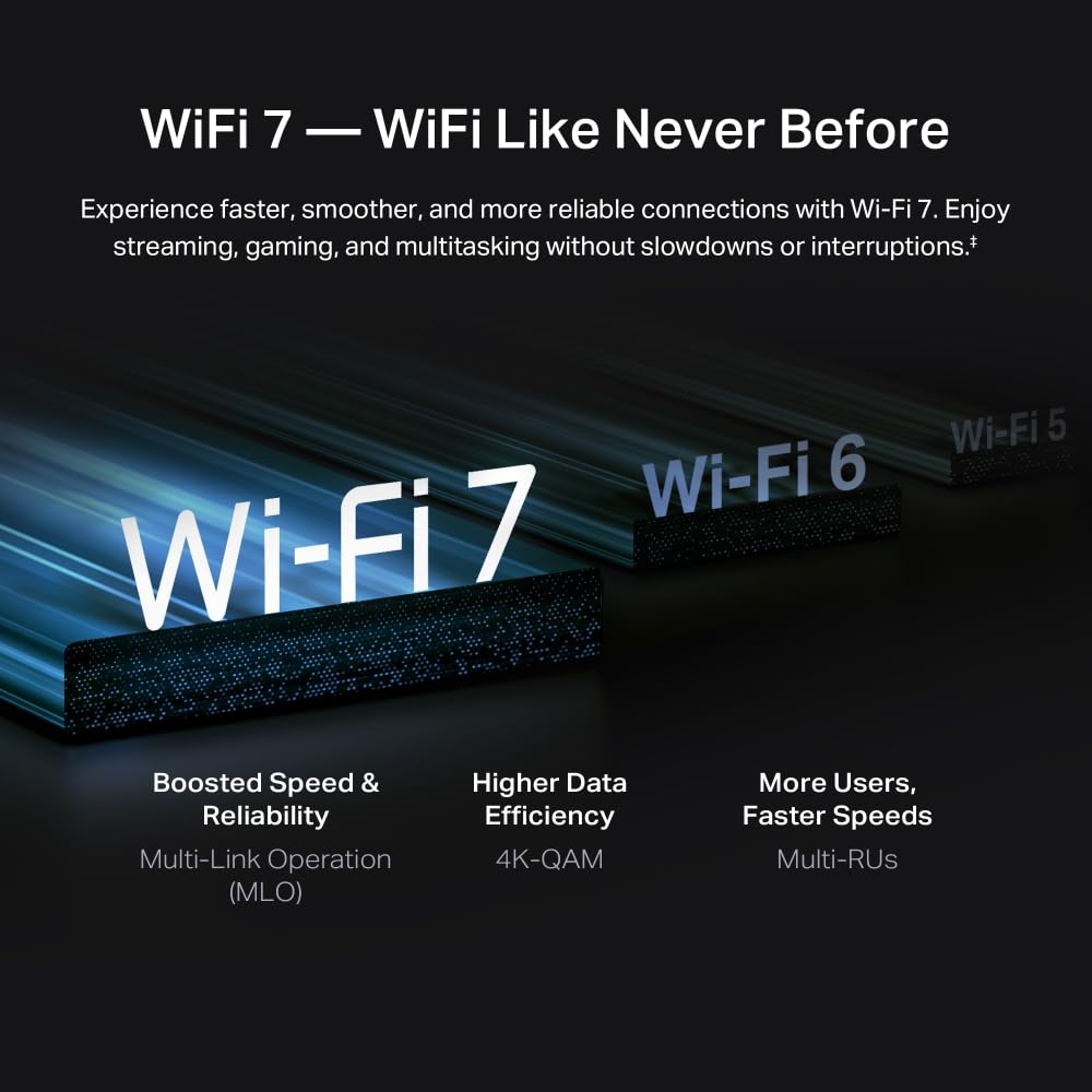 TP-Link Clé WiFi 7 BE6500 Tri-Bande USB 3.0, Archer TBE400U Plus | Bande 6 GHz, antenne haute performance, MLO, idéal gaming/streaming 8K/télétravail, compatible Windows 10 et 11