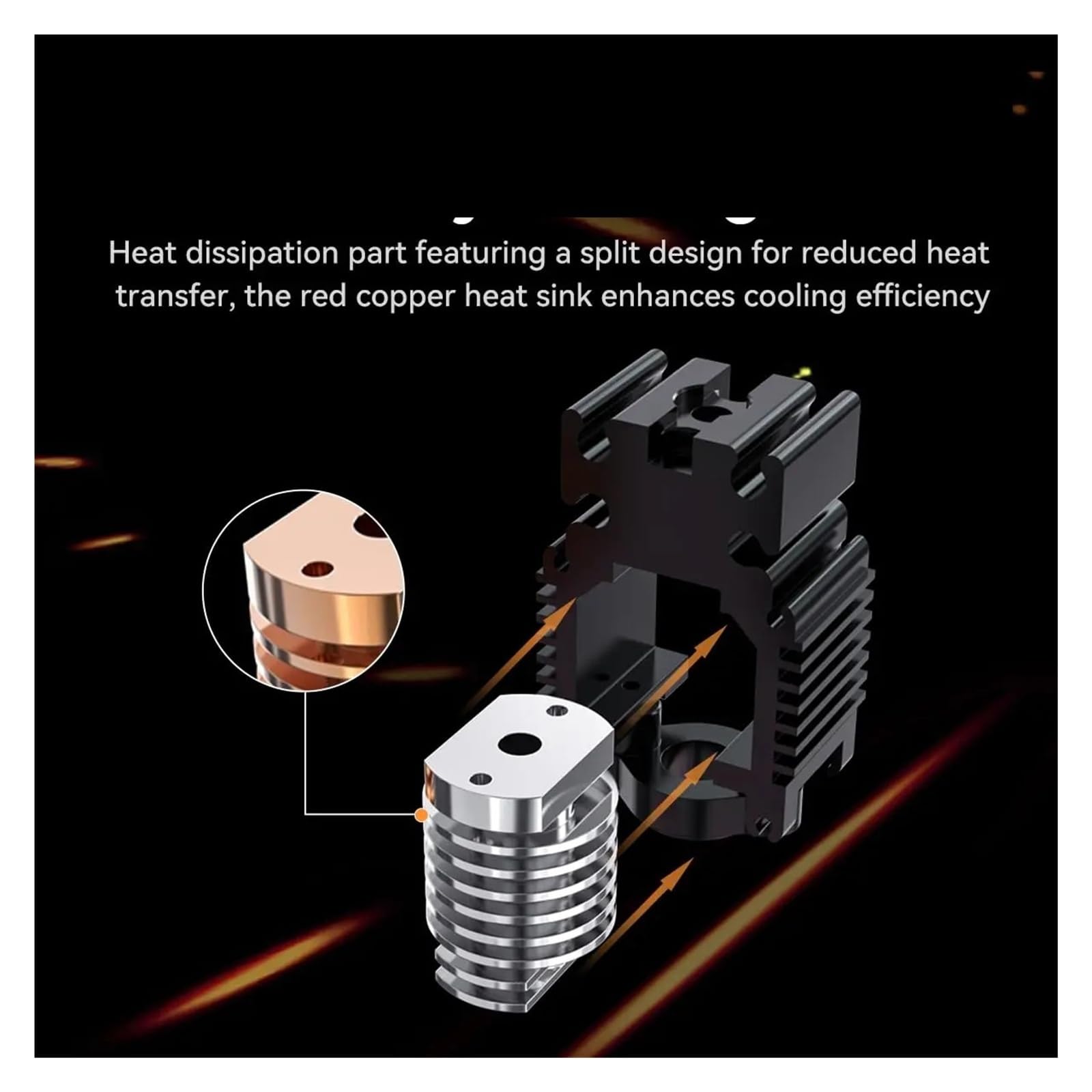 Compatible con Creality, Ender 3 V3 SE/KE Kit de hotend cerámico