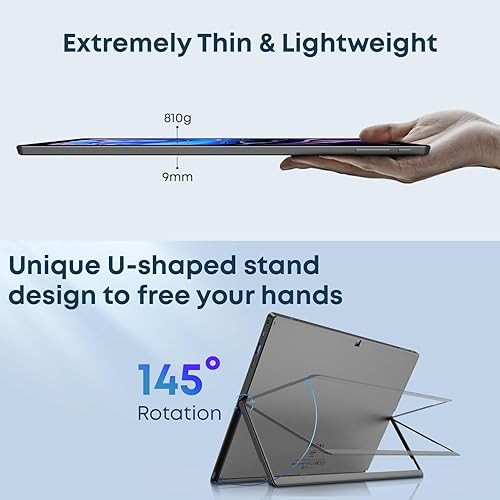 Miniatura 5 de CHUWI Tablet UBook X 2 en 1 de 12 pulgadas, 512 GB SSD de 12 GB de RAM, tableta con pantalla táctil Windows 11 con teclado, Intel Core i5-10210Y