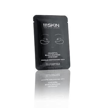 111SKIN Celestial Black Diamond Eye Mask | Combat Fine Lines, Wrinkles, Dehydration | Set of 8 (8 x 0.2 oz)