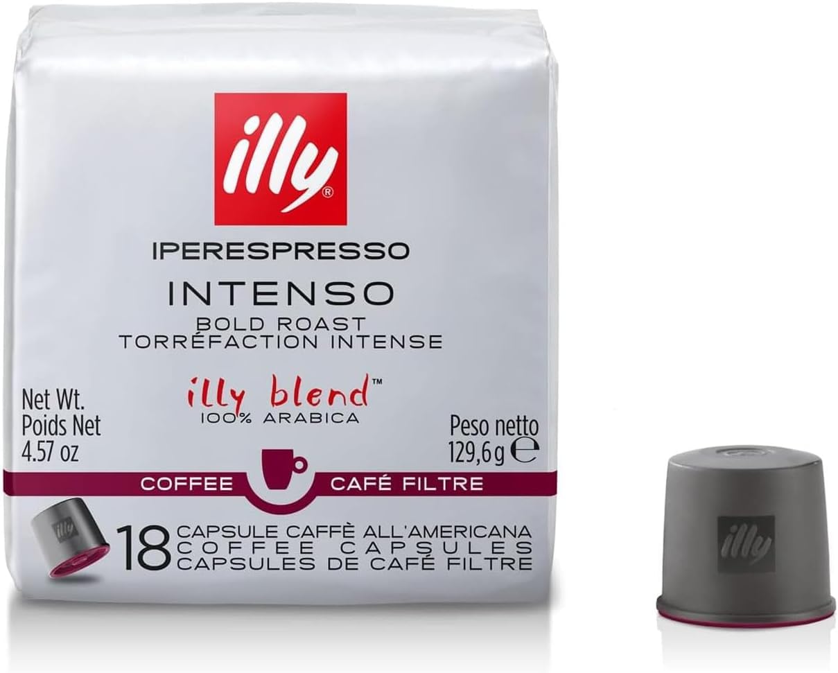 illy, Capsules de Café Iperespresso Filtre INTENSO, 108 Capsules