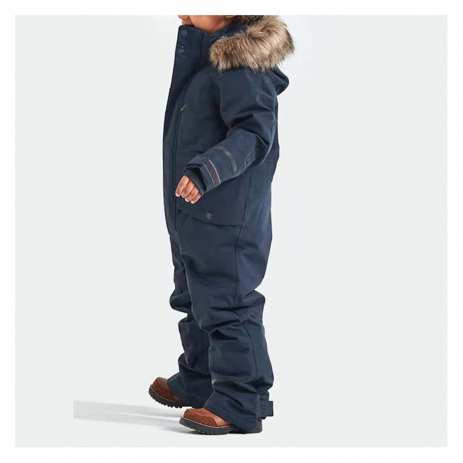 Einteilige skianzüge Snowboard Kinder,Skijacke außenbereich,Wind und wasserdichte Schneeoverall Winteranzug,warme und Dicke Outdoorjacke mit Kapuze schüler,Jungen/mädchen