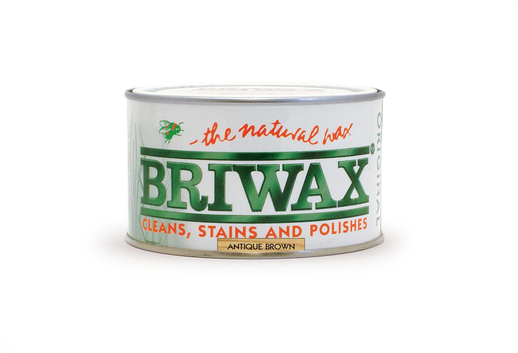 BriwaxOriginal Antique Brown 400g- – Multi-Shade Wood Wax Polish | Ideal for Furniture Restoration & DIY Wood Projects