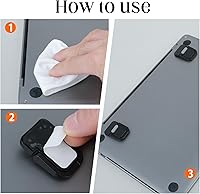 Vista 5 de 2 soportes para teclado, soporte autoadhesivo para computadora portátil, soporte invisible para teclado de computadora para escritorio, soporte