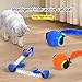 Tri-San Rechargeable Interactive Cat Toys for Bored Indoor Adult Cats - Motion-Activated Engaging Playtime Toys, for Cats (Orange, Blue)