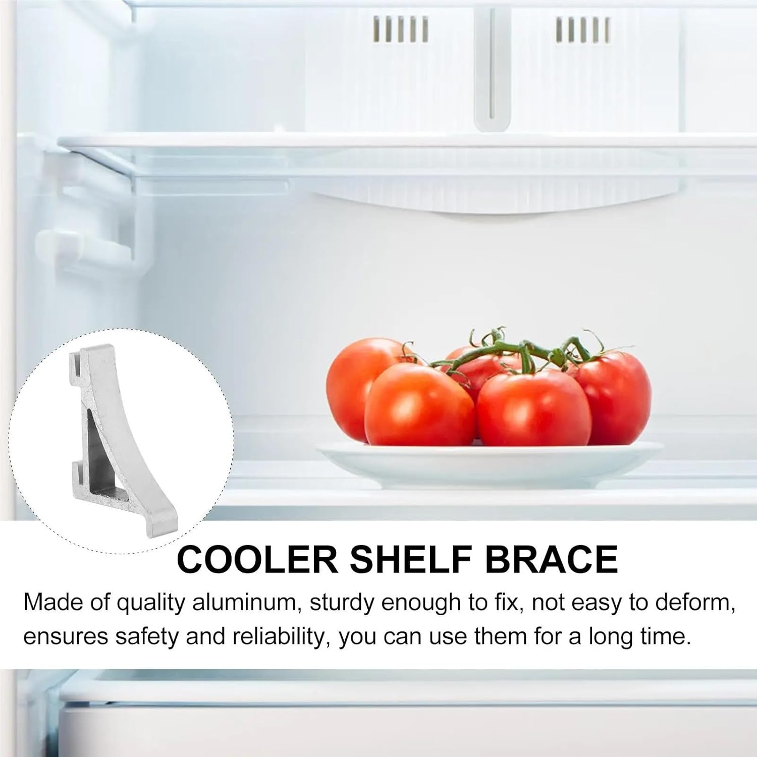 Freezer Shelf Clips 30pcs Stainless Hooks Cooler Shelf Freezer Clip for Kitchen Refrigerators