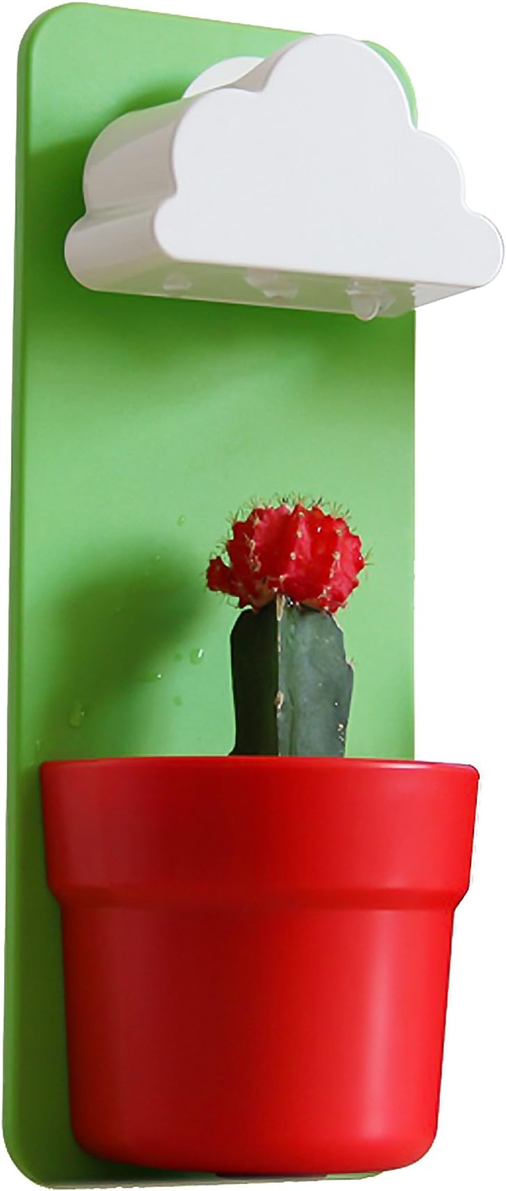 Witty Novelty Cloudy Plant Pot (Green)