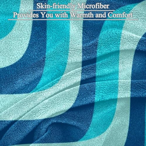 Plaid chaud vague couverture douce pour lits et canapés design - 3