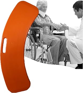 Transfer Board for Wheelchair Users, Transfer Board with Handholes,Seat Transfer Aid for Elderly,330lbs Capacity,for The Elderly Or Disabled Yellow 80cm/31.5inch