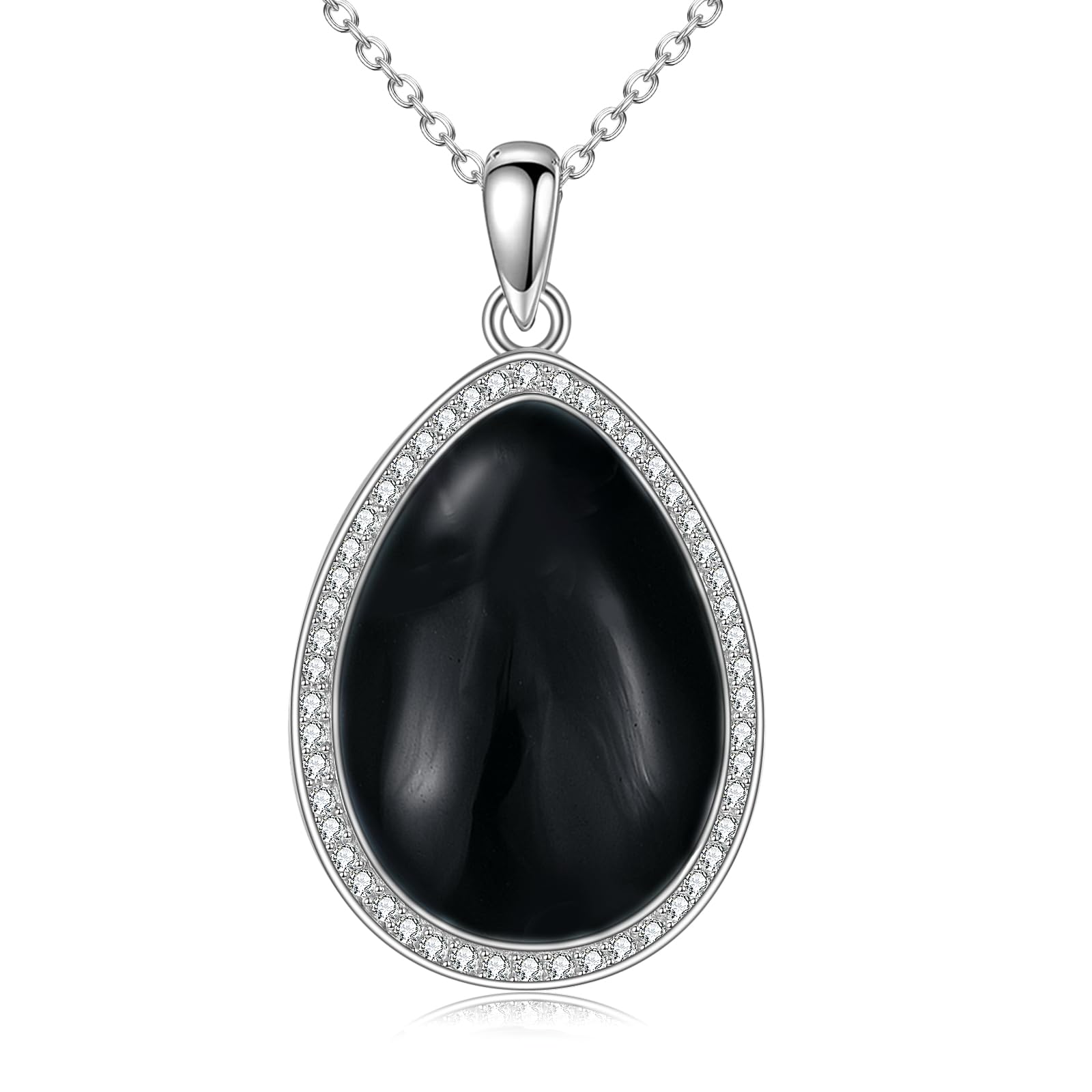 Bijoux collier labradorite lapis lazuli femme en argent sterling - 5