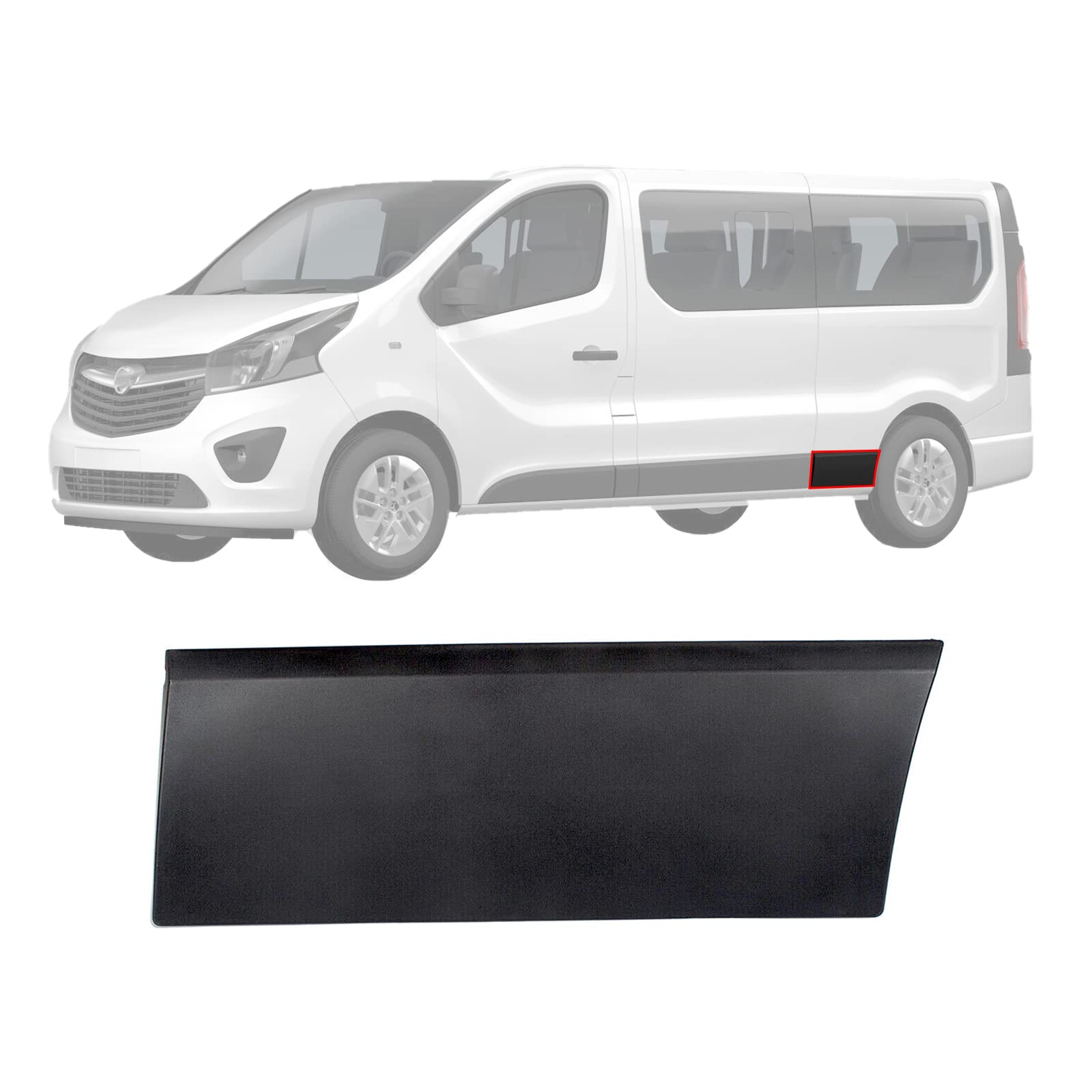 Rammschutzleiste Renault Trafic Ab 2014, Vivaro 2014-2019 Rechts