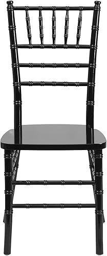 Miniatura 23 de Flash Furniture Silla Chiavari de madera plateada de la serie HERCULES