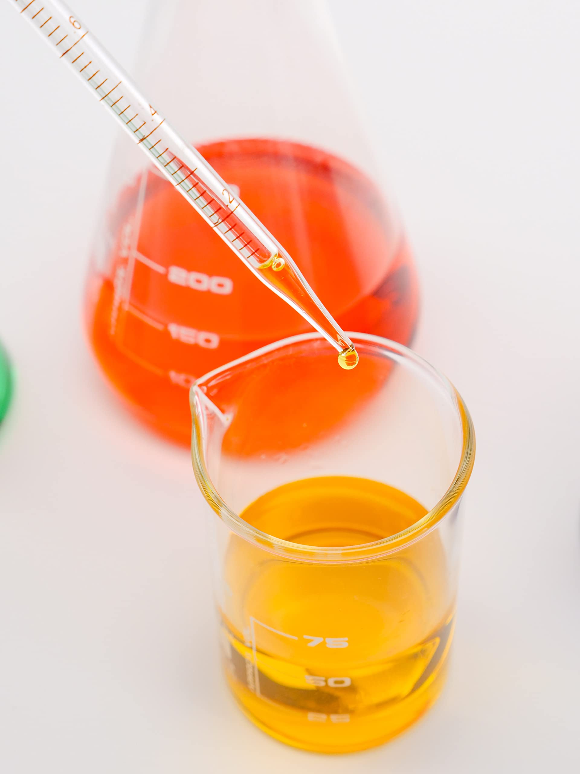 Zlewka szklana, miarka z podziałką, niski dzbanek miarowy, pojemnik do przechowywania płynów, przezroczyste naczynia laboratoryjne z wylewką, cylindry pomiarowe do szkoły, kuchnia 600 ml (500 ml)