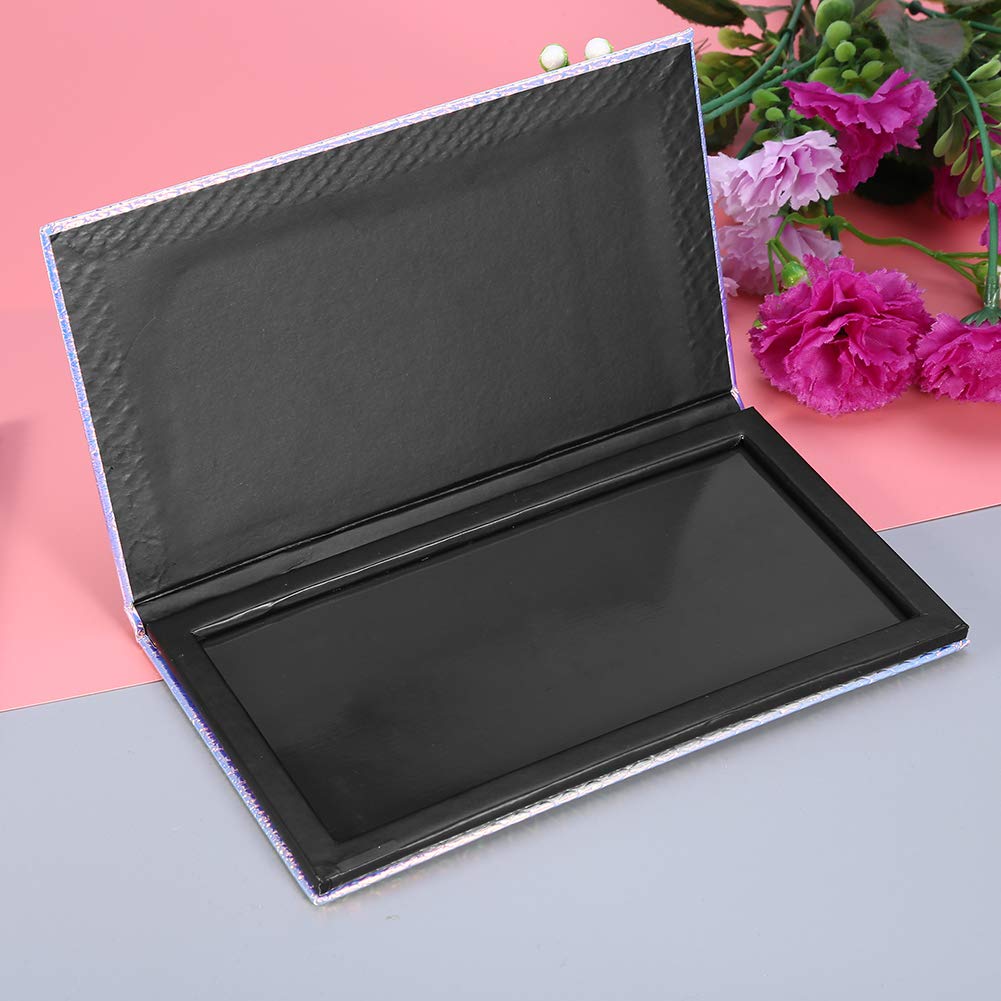 Tavolozza Ombretti Vuota Magnetica 18x10 cm, Palette Trucco Fai Te con Effetto Cangiante Scatola Porta Cosmetici per Rosa, Fondotinta, Cipria, Viaggio