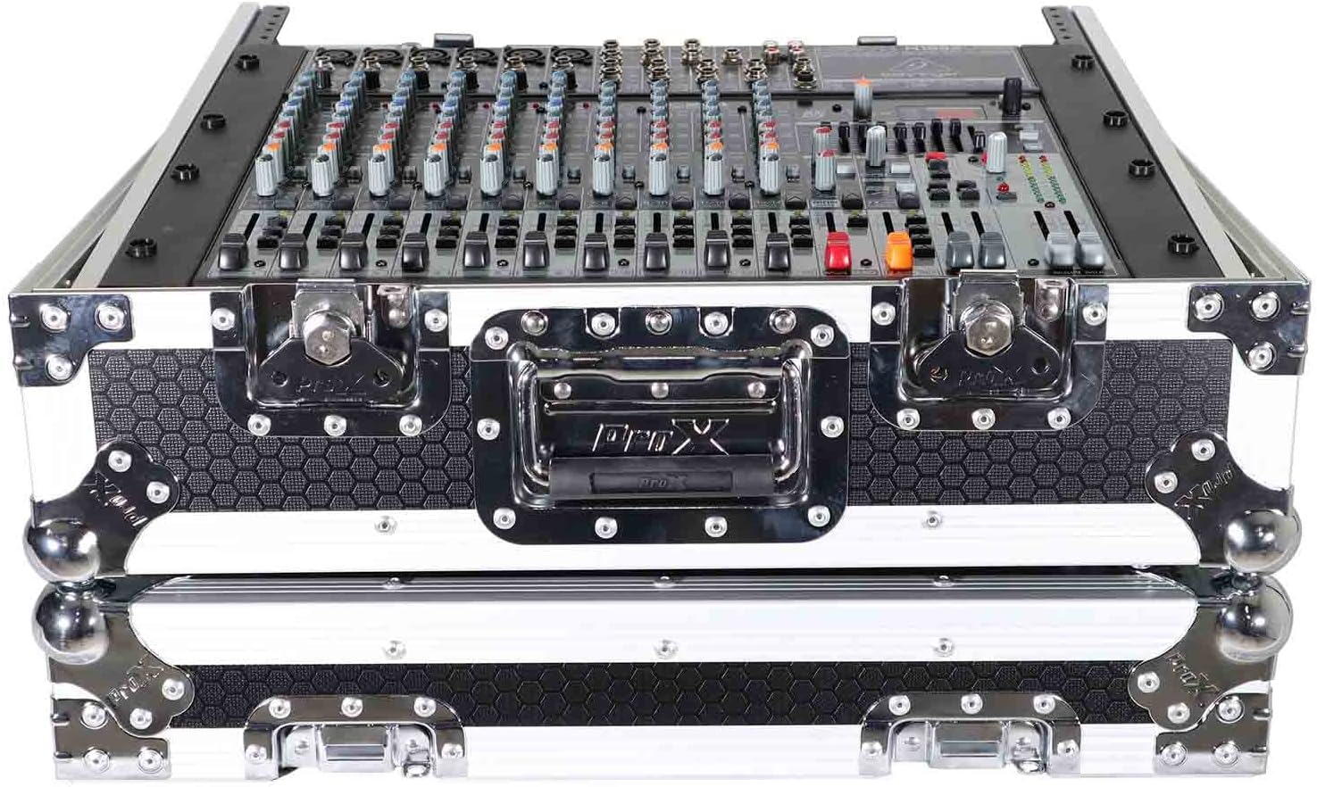 ProX T-MC Top Load Rackmount Mixer Case for 19" DJ Mixer w/ 10U Top Slant