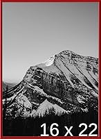 Vista 341 de Frame It Easy Marco de metal rojo de 24 x 36 pulgadas (Hanover)