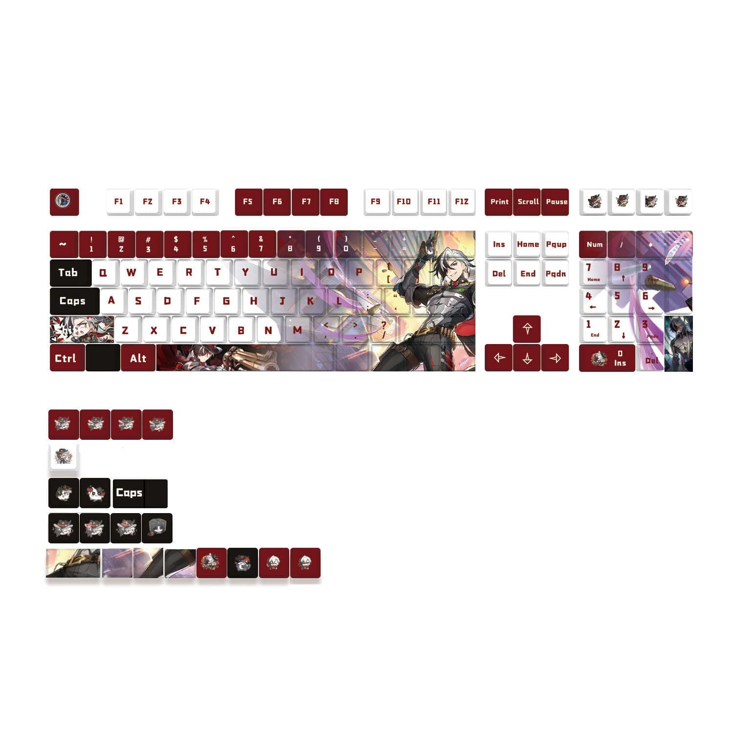 Amazon.co.jp: 崩壊 スターレイル キャストリス キーキャップ