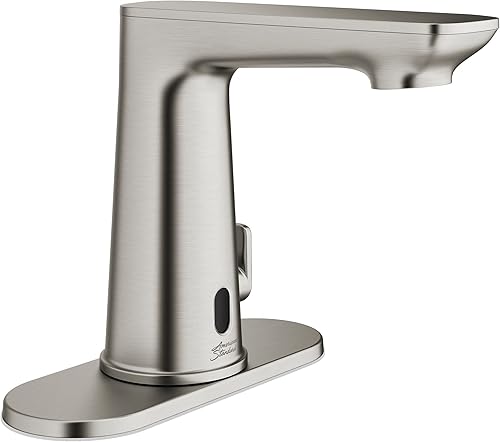 American Standard 7020255.295 Grifo de baño sin contacto Clean-IR, níquel cepillado