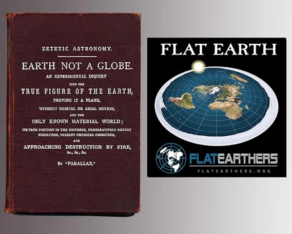 Flat Earth Map - Gleason's New Standard Map Of The World - Medium 18 x 24 Poster Includes FREE eBook and Flat Earth Bumper Sticker