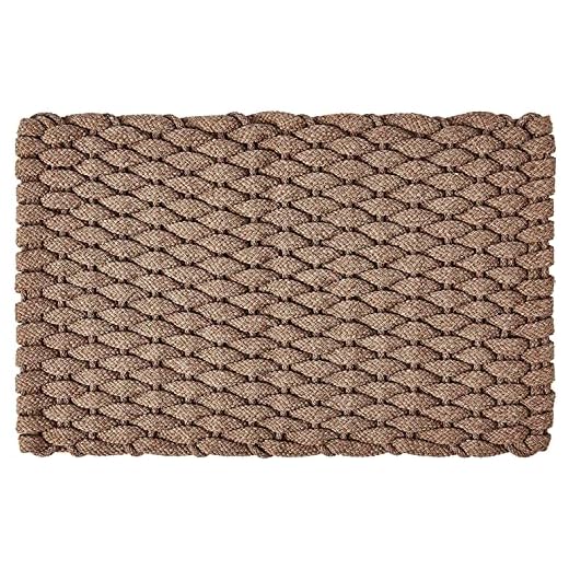 Rockport Rope Doormats 2034224P Premium Indoor & Outdoor Doormats, 20"x34", Tan