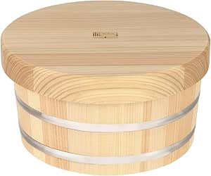 木曽工芸 おひつ 手巻き寿司セット (蓋付き) 日本製 木製 樹脂