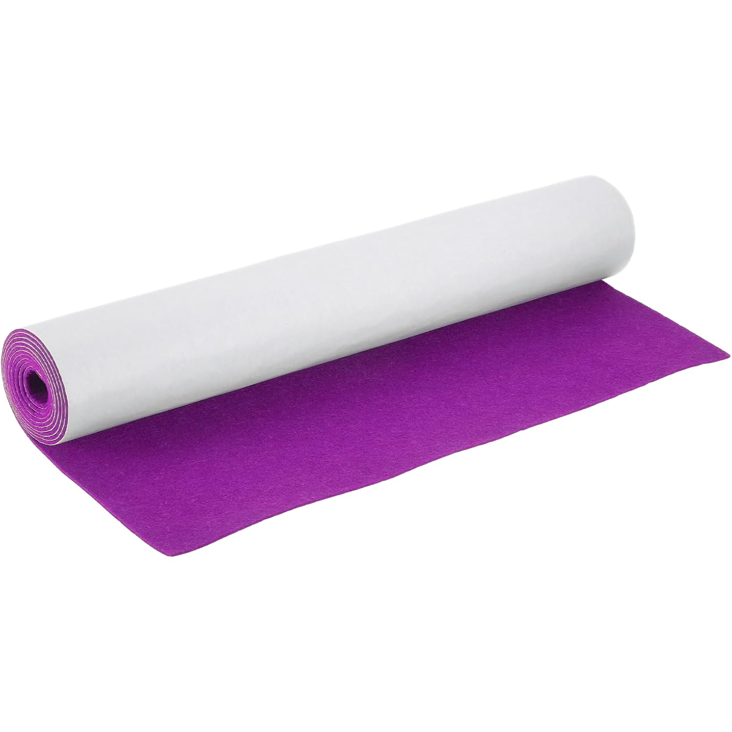 YNNHUDEEP Filz Selbstklebend Filzmatte Filzstoff Violett - 40x220cm 1mm Dick Filzrolle DIY, für Schachtel-Liner Untersetzer Schubladenmatte Auto Filz Bilderrahmen Stuhlbein Tischbeine