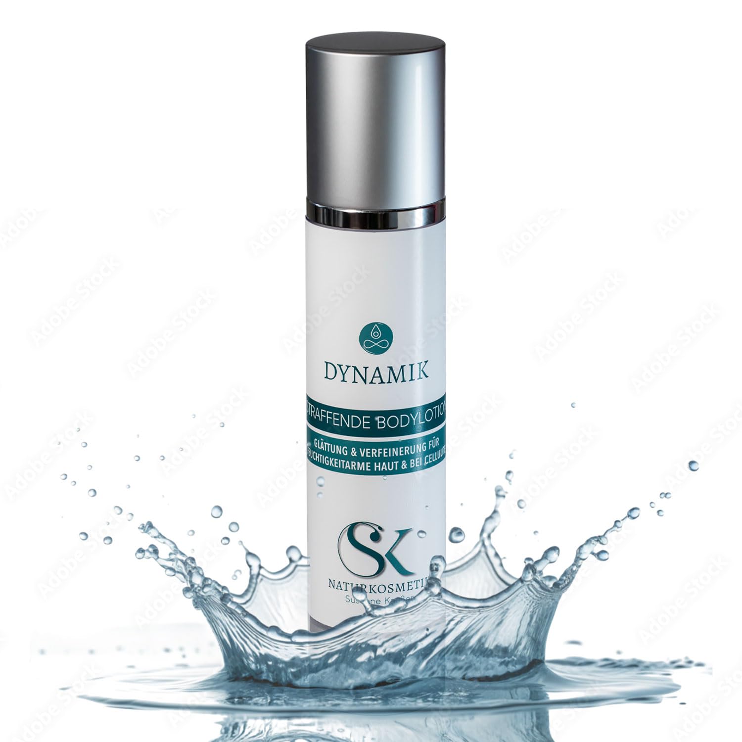 DYNAMIK Bodylotion Straffende Anti-Cellulite Pflege mit Actiporine 8G Algenextrakt, Resveratrox & Aloe Vera, Feuchtigkeitsspendend für Trockene & Feuchtigkeitsarme Haut