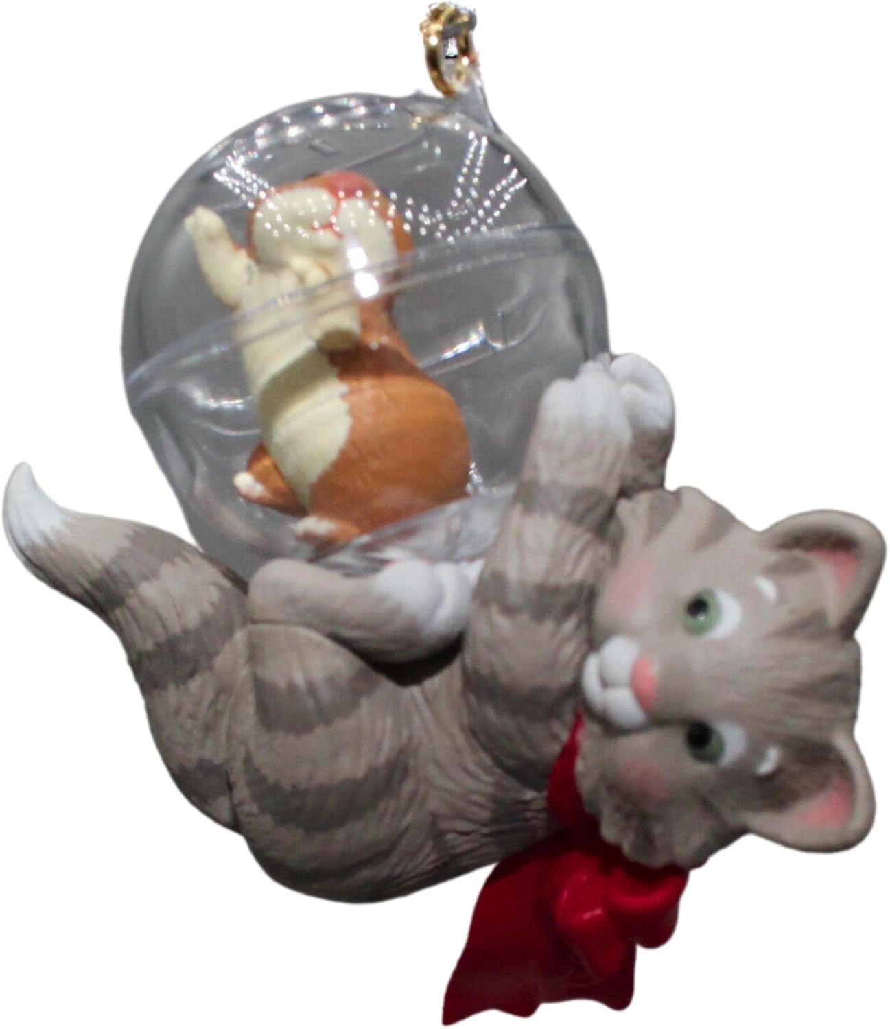 QX8025 Mischievous Kittens 3rd 2001 Hallmark Keepsake Ornament