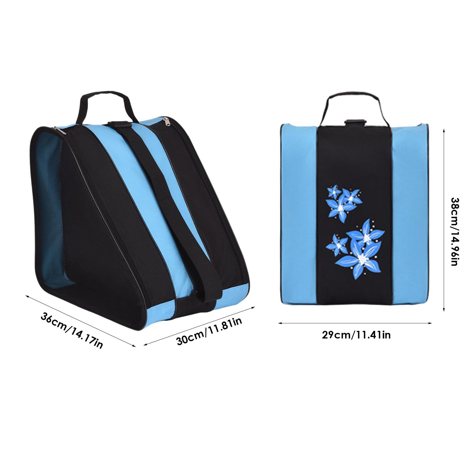 Rollschuhe Tasche, Schlittschuhe Tasche Für Kinder/Erwachsene, Kinder Skatertasche Schlittschuhe Tasche Für Inliner Ice Skate Bag Skischuhtasche Mit Trageriemen Schlittschuhtasche Rollschuhtasche