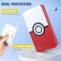 Vista 4 de MoKo Funda de 48 tarjetas de juego compatible con Nintendo Switch OLED 2021SwitchSwitch Lite funda de soporte para juegos Switch para tarjetas