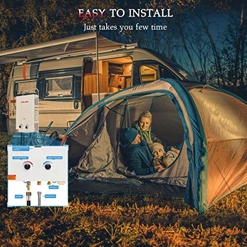 Propane Tankless Water Heater, Gasland Outdoors 1.58Gpm 6L Portable Gas Water Heater, Instant Propane Water Heater, Rv Camping Water Heater, Overheating Protection, Easy To Install #TOP7